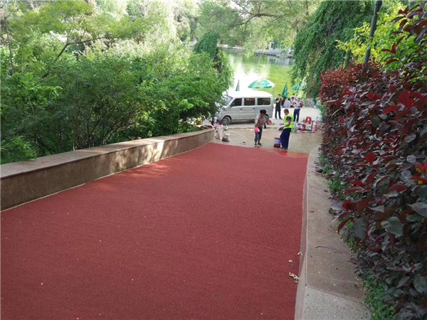 商洛彩色路面施工